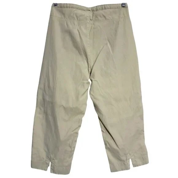 Meridian Expedition Cropped Pants Womens Size M Floral Lining Green Cotton & Nyl - Picture 7 of 9